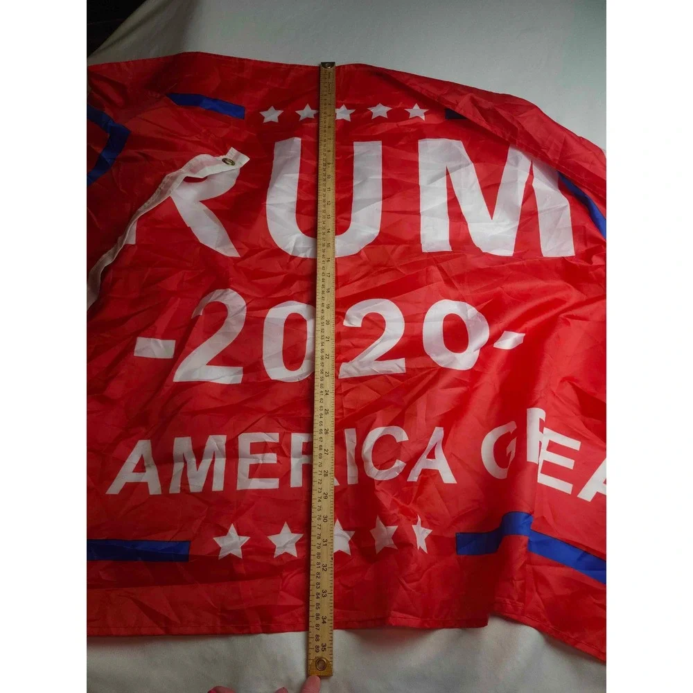 Trump 2020 Keep America Great Red White Blue 3x5 Polyester Flag with Grommets